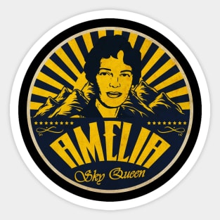 Amelia: Sky Queen Sticker